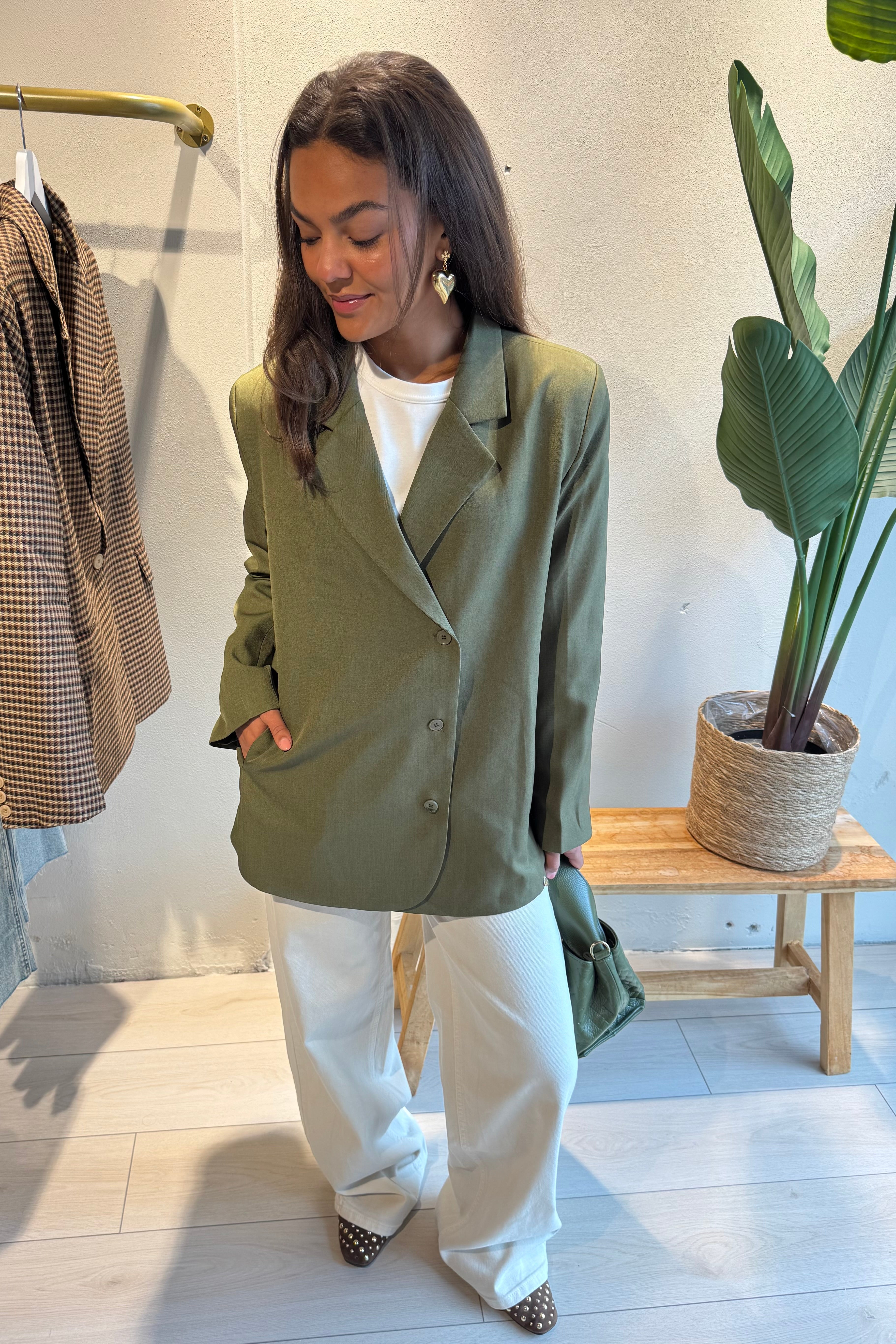 Hidaya blazer groen