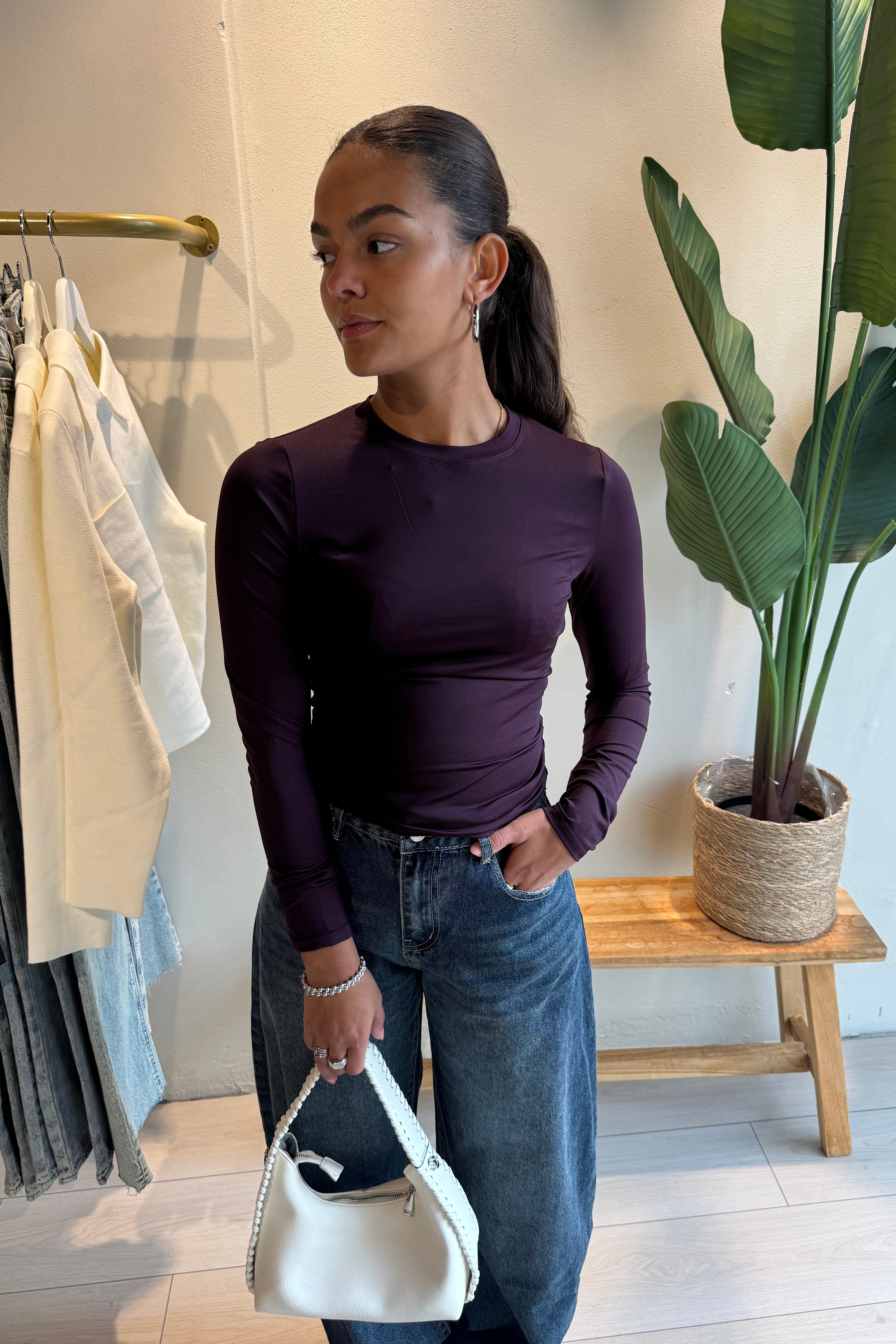 Basic plum top
