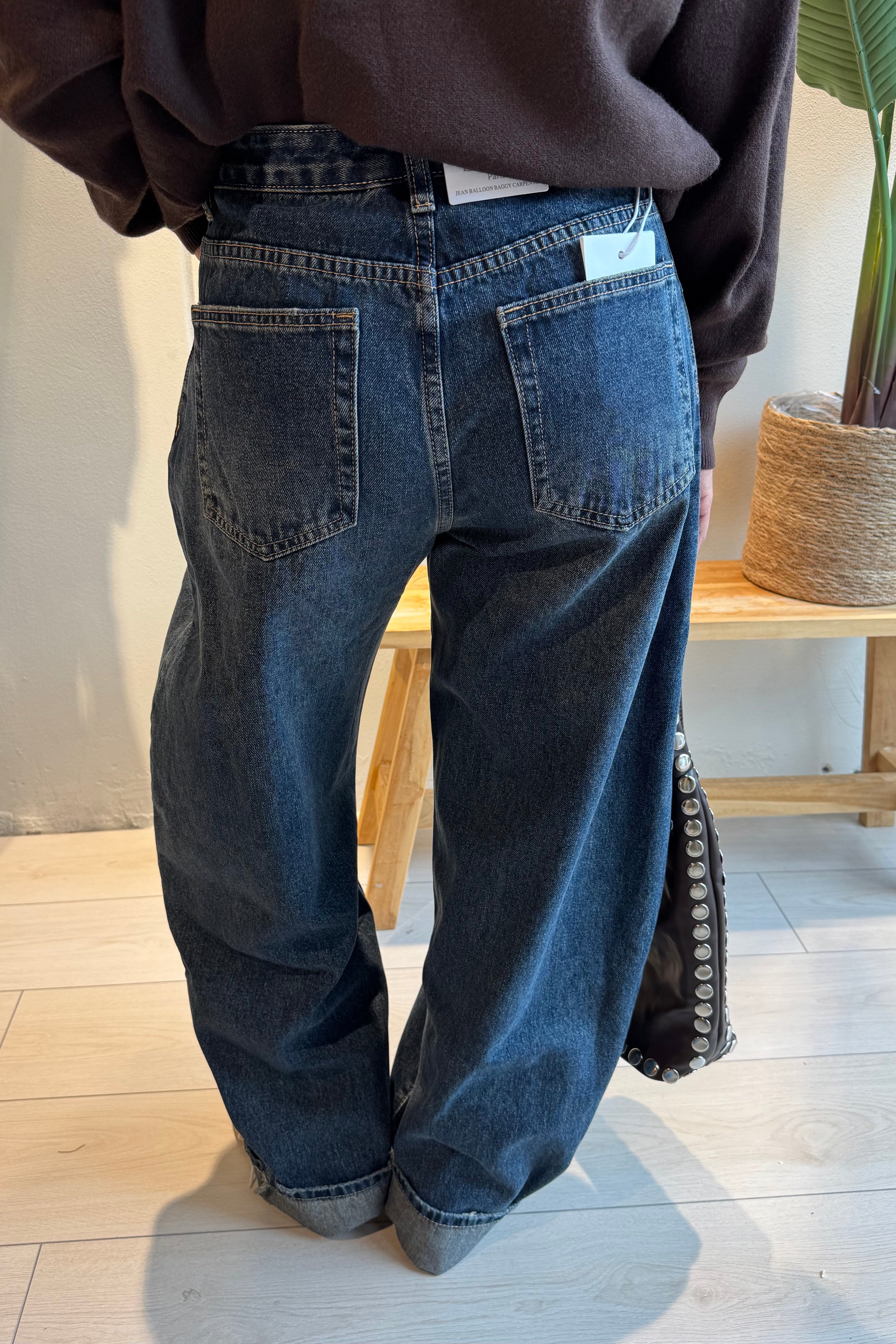 Joanna balloon jeans dark