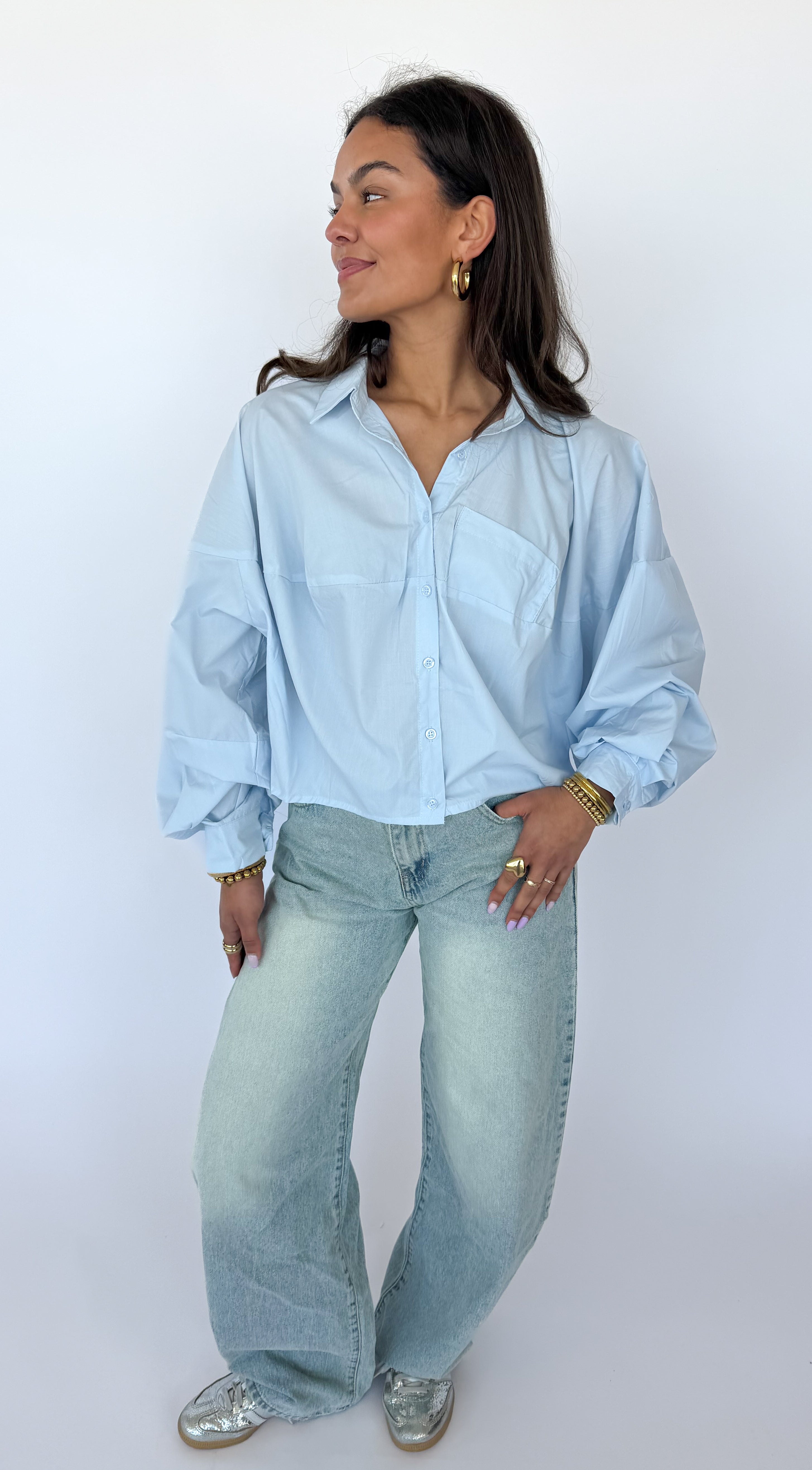 Nolvi blouse blauw