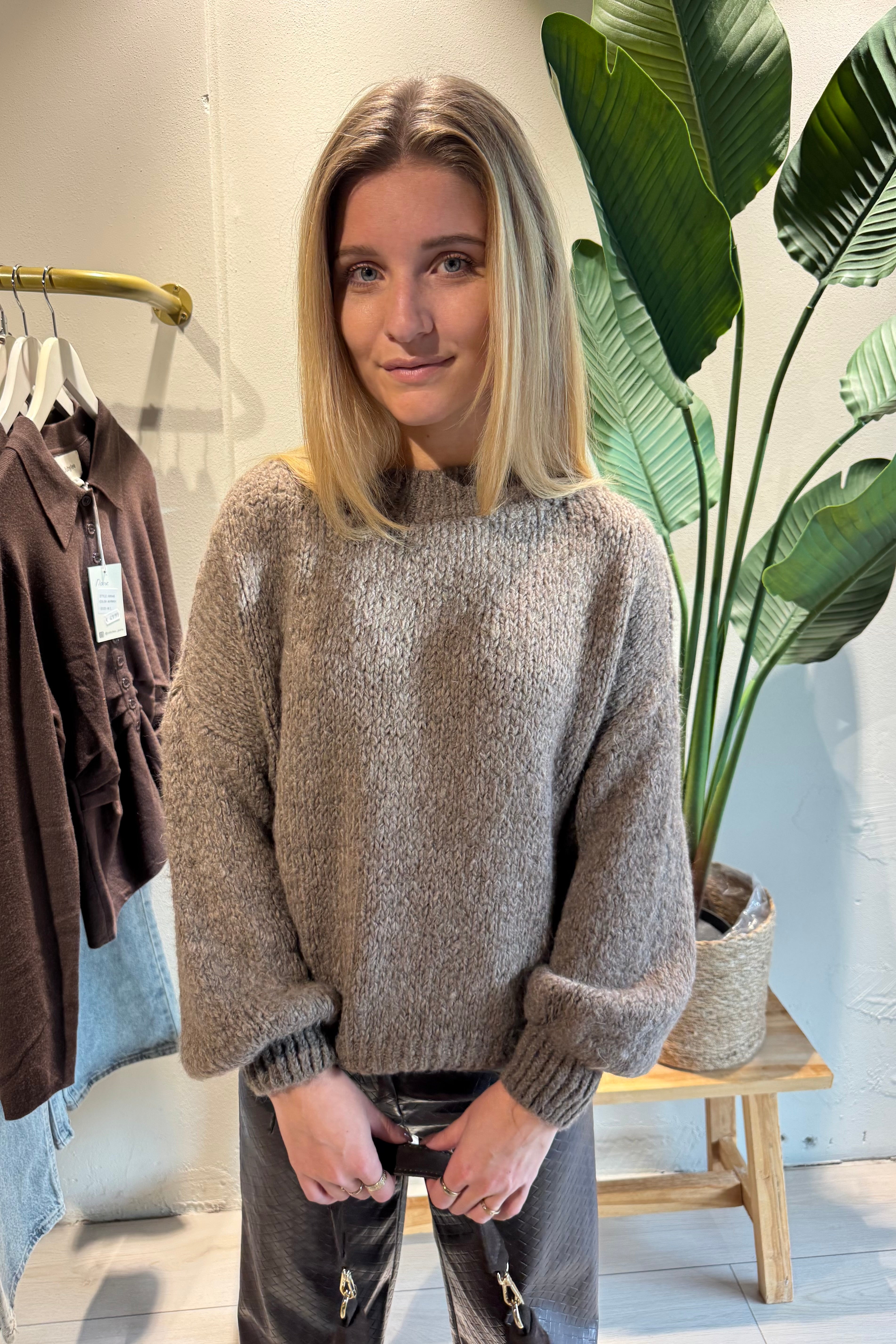 Fenna trui zandbruin