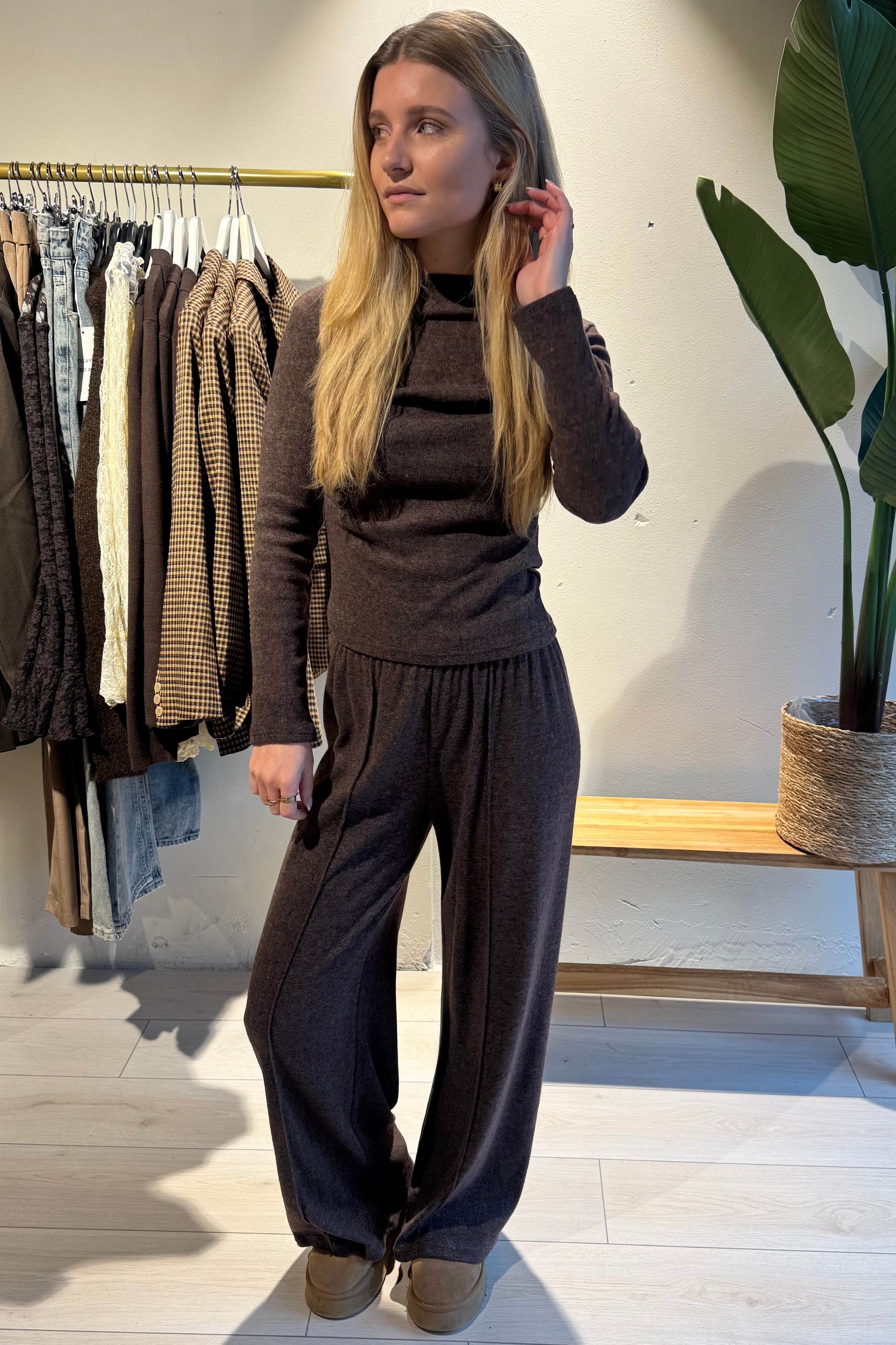 Juna joggerset bruin