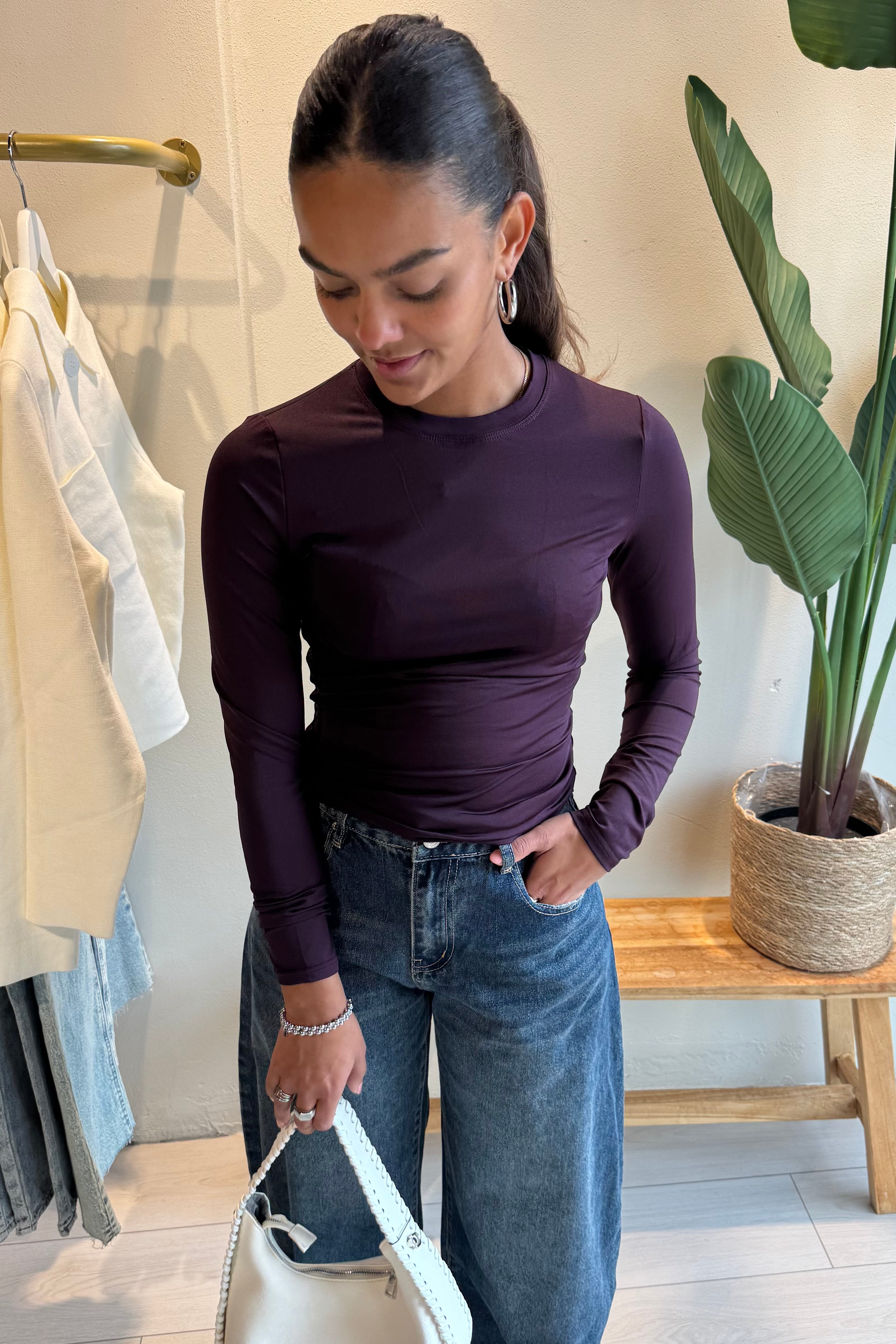 Basic plum top