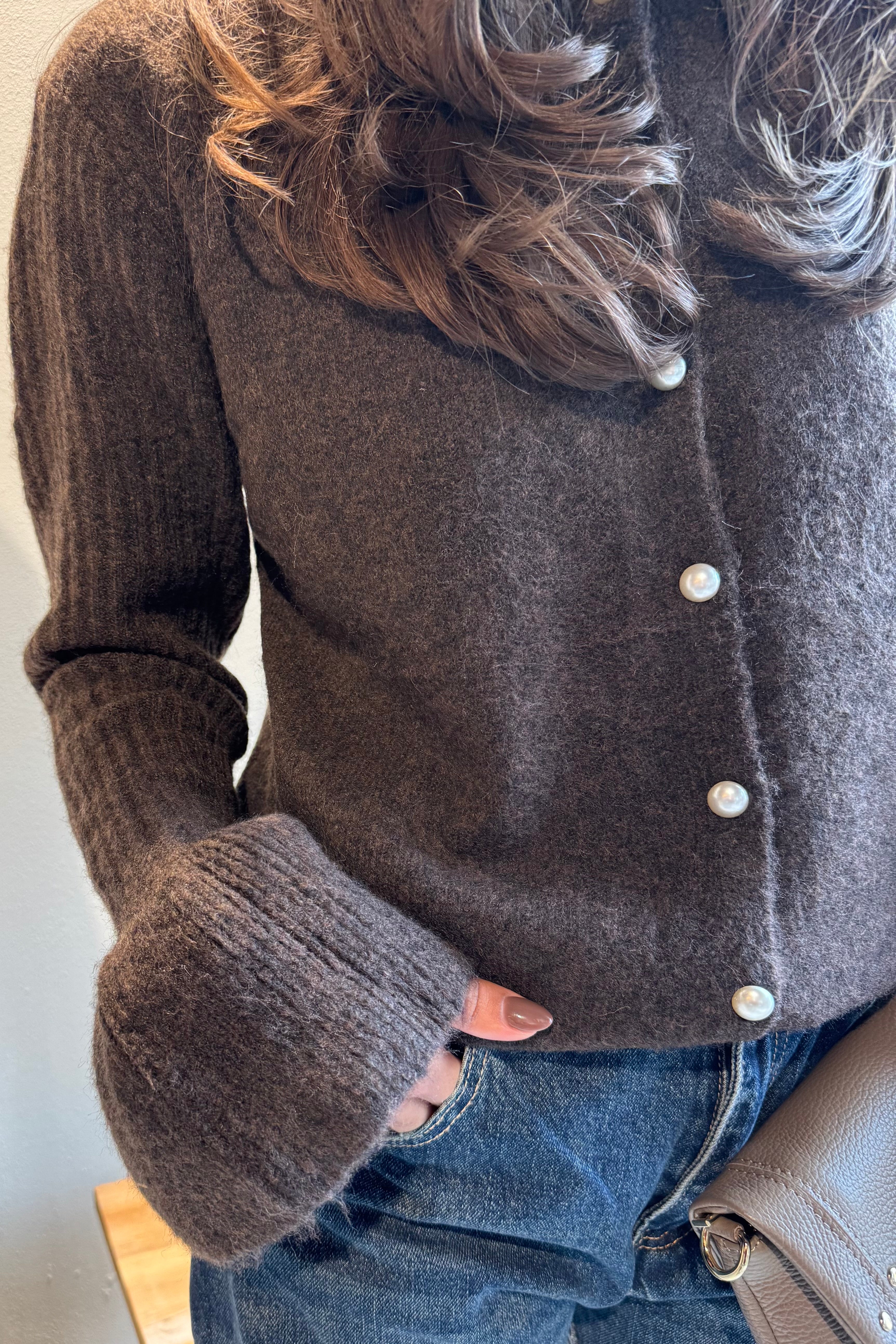 Marivelle vest bruin