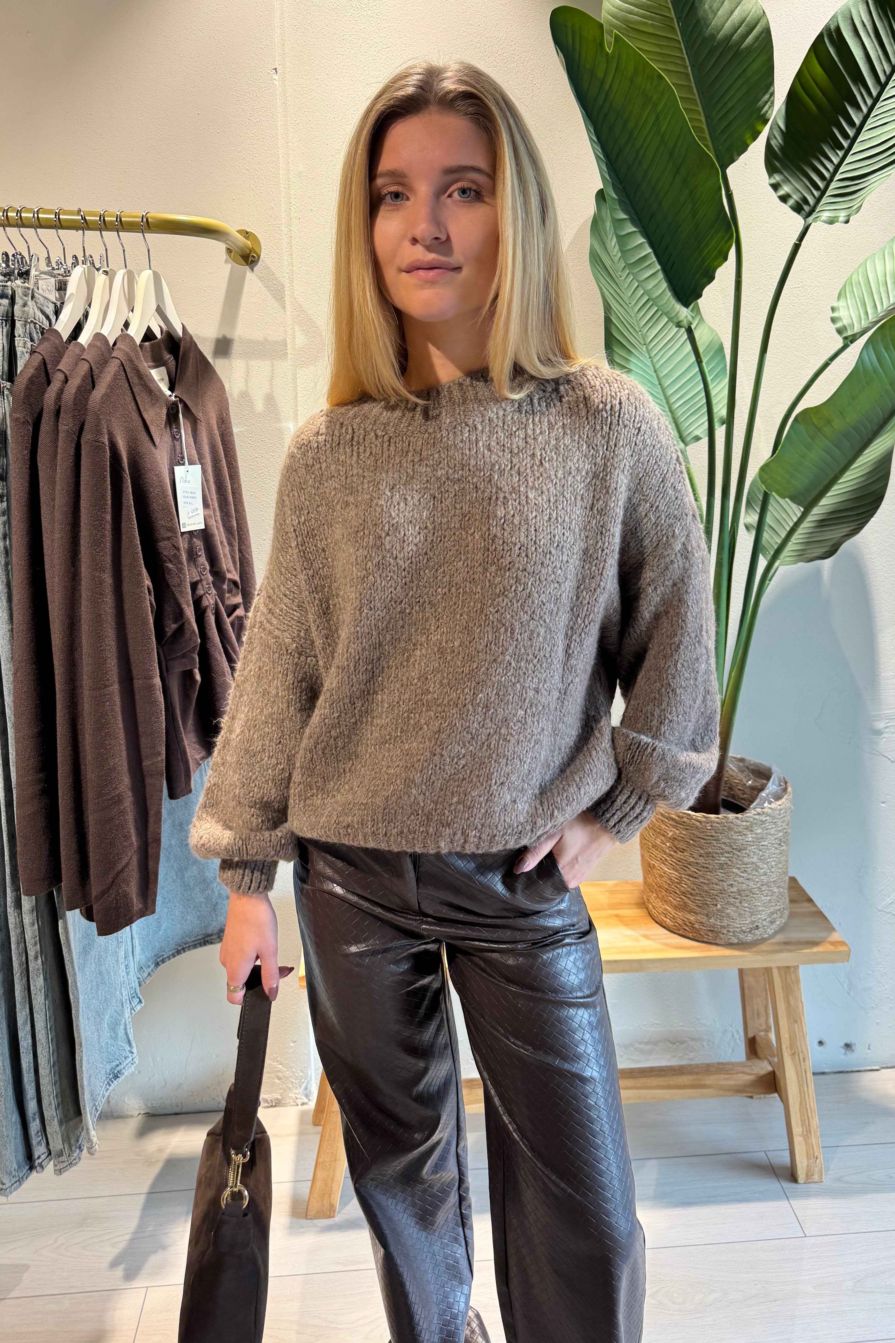 Fenna trui zandbruin