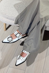 Slingbacks wit