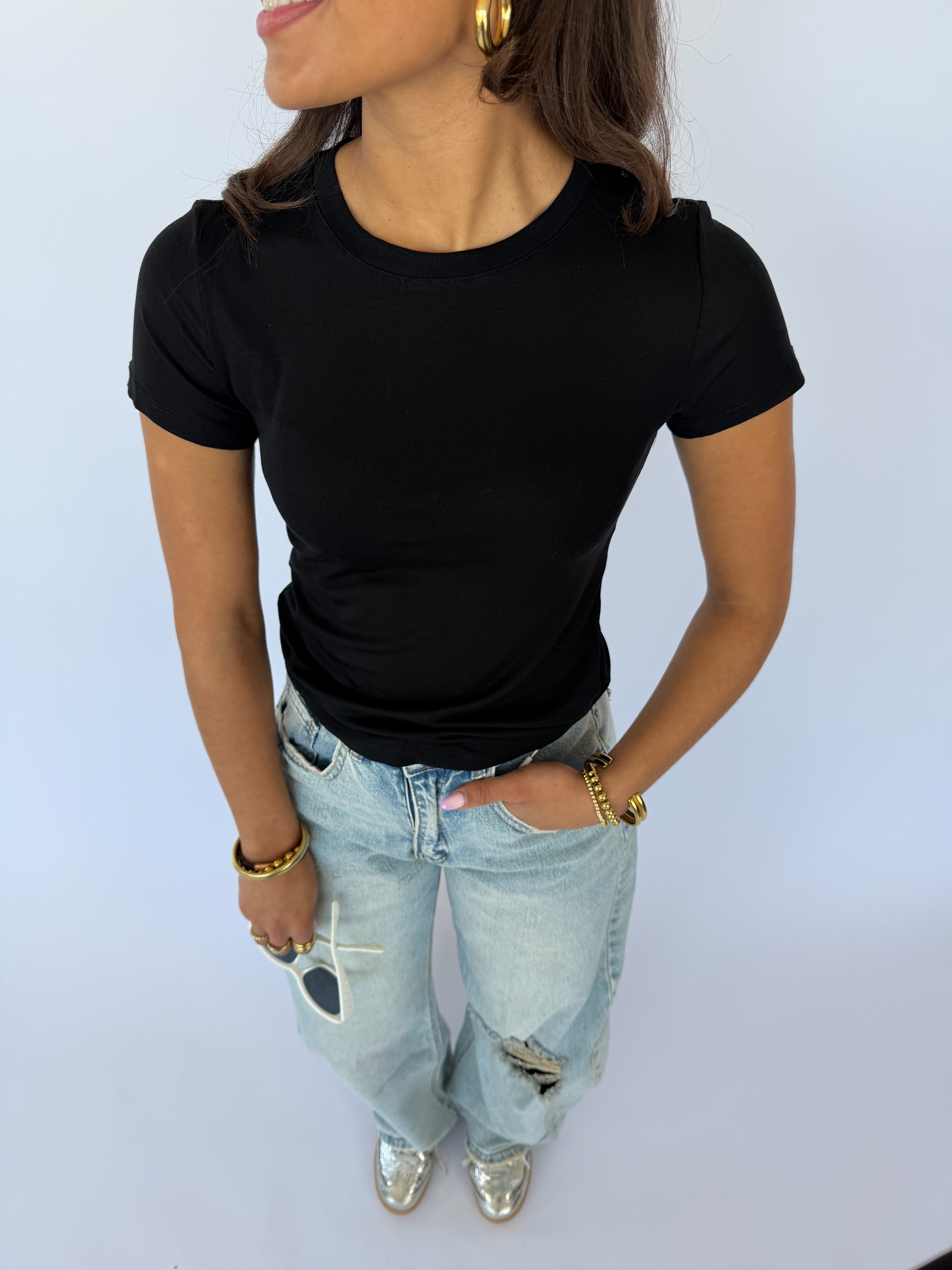 Sivara T-shirt zwart