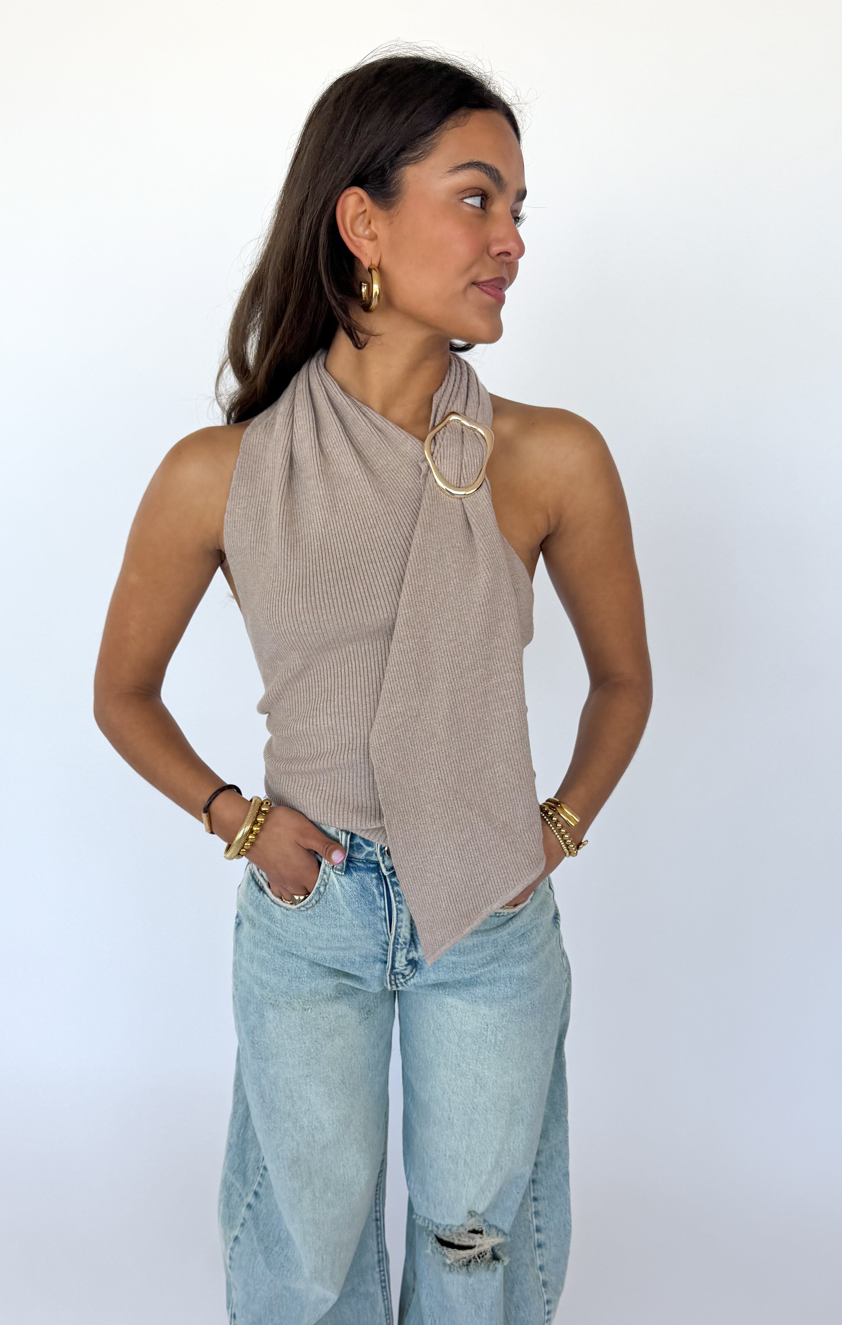 Nira Top licht bruin